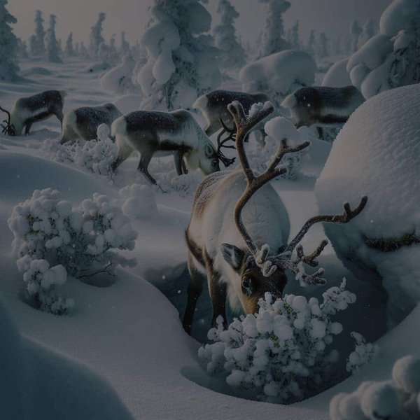 Comment les rennes du cercle arctique s'adaptent-ils aux saisons et à la disponibilité de nourriture ?