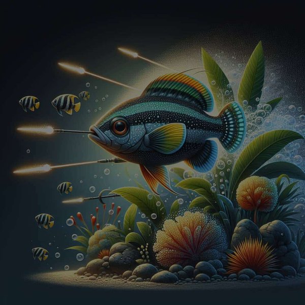 Les poissons-archers sont-ils les seuls poissons capables de chasser en tirant des jets d'eau ?